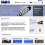 Screen shot of the SMAC Europe Ltd website.