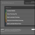 Screen shot of the Stockport Flooring website.