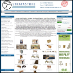 Screen shot of the Stratastore.co.uk website.