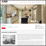 Screen shot of the AMR Granite Ltd website.