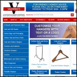 Screen shot of the Valentino's Displays Ltd website.