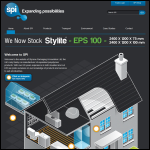 Screen shot of the Styrene Packaging & Insulation Ltd website.