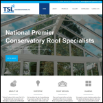 Screen shot of the Tailored Roofing Systems Ltd website.