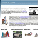 Screen shot of the The Blast Shop website.