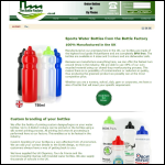 Screen shot of the The Bottle Factory Ltd website.