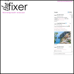 Screen shot of the The Fixer Concierge website.