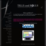 Screen shot of the Tills and Rolls website.