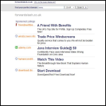 Screen shot of the Forwardslash Internet Consultancy website.
