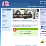Screen shot of the ACS Heating and Cooling website.