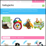 Screen shot of the BabyJacks website.