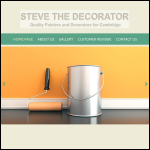 Screen shot of the Cornishman Painters & Decorators website.