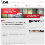 Screen shot of the UPVC Maintenance Ltd website.
