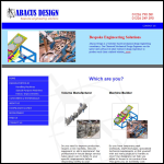 Screen shot of the Abacus Design & Draughting Services Ltd website.