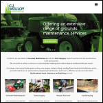Screen shot of the CJ Molloy Contracting Ltd website.