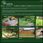 Screen shot of the Wingfield Landscapes website.