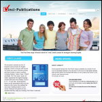 Screen shot of the Vinci Publications Ltd website.