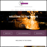 Screen shot of the Venue Cuisine website.