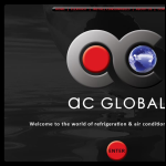 Screen shot of the AC Global website.
