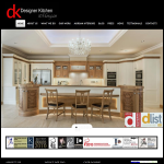 Screen shot of the Designer Kitchen website.