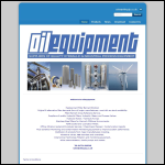 Screen shot of the Oil Equipment Ltd website.