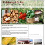 Screen shot of the J.L. Priestley & Co Ltd website.