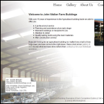 Screen shot of the John Walker Farm Buildings Ltd website.
