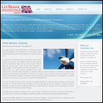Screen shot of the Leemark Spinnings Ltd website.