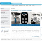 Screen shot of the Vacuubrand GMBH Co website.