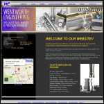 Screen shot of the Wentworth Engineering Ltd website.