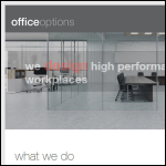 Screen shot of the Office Options website.