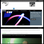 Screen shot of the PhotoSynergy Ltd website.