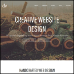 Screen shot of the Design Vibe Creative website.