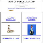 Screen shot of the Box of Porcelain Ltd website.