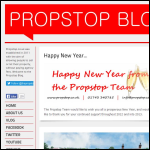 Screen shot of the Propstop website.