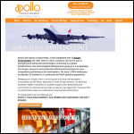 Screen shot of the Apollo Aerospace Components Ltd website.