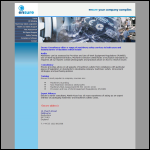 Screen shot of the En-Sure Consultants Ltd website.