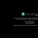 Screen shot of the Fullerton (UK) Ltd website.
