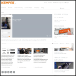 Screen shot of the Kemper (UK) Ltd website.