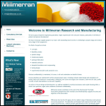 Screen shot of the Millmerran Research & Manufacturing Ltd website.