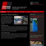 Screen shot of the ABC Conveyor Belting Ltd website.