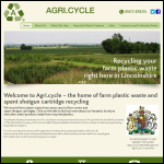 Screen shot of the Agri-Cycle Ltd website.