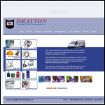 Screen shot of the Drayton Welding & Tool Connections Ltd website.