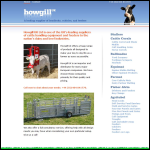 Screen shot of the Howgill UK website.