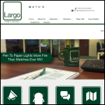 Screen shot of the Largo Plant Services Ltd website.