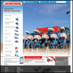 Screen shot of the Toucan Farm Machinery Ltd website.