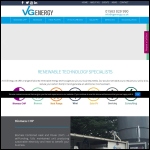 Screen shot of the VG Energy Ltd website.