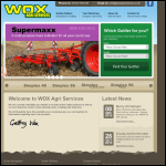 Screen shot of the Wox Agri Services Ltd website.