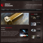 Screen shot of the Henley Engineers website.