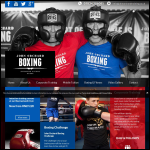 Screen shot of the John Orchard Boxing & Kickboxing website.