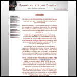 Screen shot of the The Bostonian Lettings Company Ltd website.